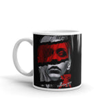 Noir (Black) White glossy mug