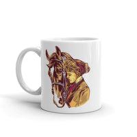 Cowgirl White glossy mug