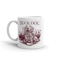 Duck Dog White glossy mug