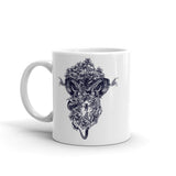 Dragons White glossy mug