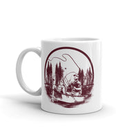 Fishing Trip White glossy mug