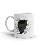 Dark Skull White glossy mug