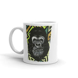 Gorilla White glossy mug