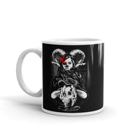 Devil Girl White glossy mug