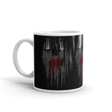 Skull Rust White glossy mug