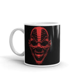 Killer Clown White glossy mug