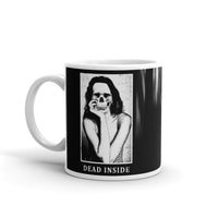 Dead Inside White glossy mug