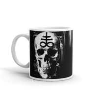 Occult Skull White glossy mug