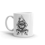 Domination White glossy mug