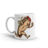 Hot Dog Hero White glossy mug