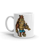 Killer Kong White glossy mug