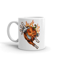 Pumpkin Hero White glossy mug