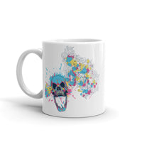 Skull Shot White glossy mug