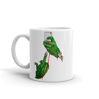 Zombie Hands White glossy mug