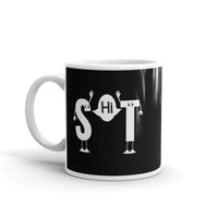 S Hi T White glossy mug