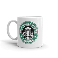 This Nurse Needs Coffee White glossy mug