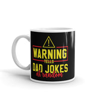 Dad Jokes at Random White glossy mug