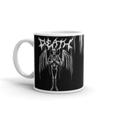 Death Angel White glossy mug