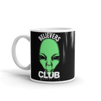 Believers Club White glossy mug