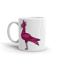 Monster Bird White glossy mug