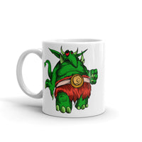 Monster Troll White glossy mug