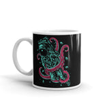 Astro Squid White glossy mug