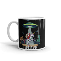 I Believe White glossy mug