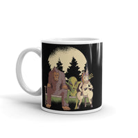 Cryptid Crew White glossy mug