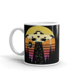 UFO White glossy mug