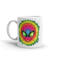 Colorful Alien White glossy mug