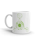 Alien Crop Circles 1 White glossy mug