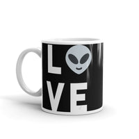 Alien Love White glossy mug