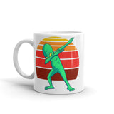 Alien Dab 2 White glossy mug