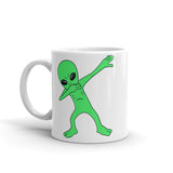 Alien Dab 3 White glossy mug