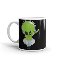 Alien Dab 8 White glossy mug