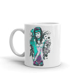 Day of the Dead Girl White glossy mug