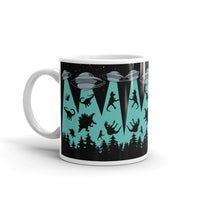 Dino Abduction 1.5 White glossy mug