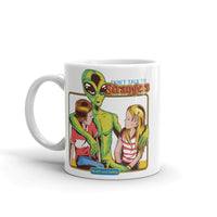 Don't Talk to Strangers 1 White glossy mug