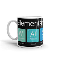 Elementary My Dear Watson White glossy mug