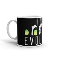 Alien Evolution White glossy mug