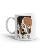 Ew, People 5 White glossy mug