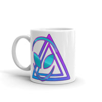 Alien Logo White glossy mug