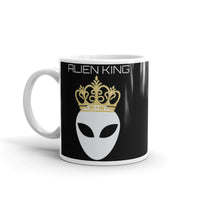 Alien King White glossy mug