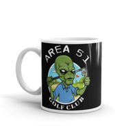 Area 51 Golf Club White glossy mug