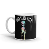 Good Vibes Only White glossy mug