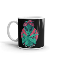 Alien Gangsta White glossy mug