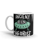 Ancient Alien Theorist White glossy mug