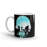 Cryptid Blue Moon White glossy mug