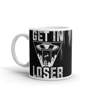 Get in Loser 5 White glossy mug