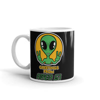 Greetings from Area 51 White glossy mug